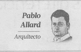 Columna diario la Tercera, Pablo Allard, decano ARQUDD