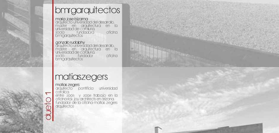 Arquitectura y Oficio / BMRGarquitectos + Matias Zegers